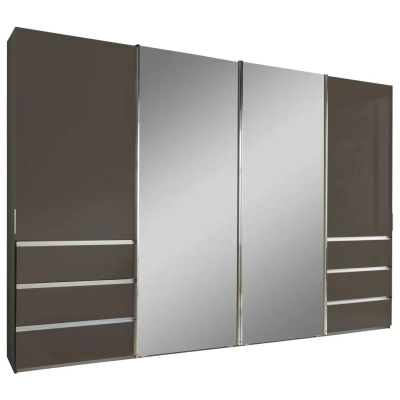 Schwebet&uuml;renschrank in Dunkelgrau