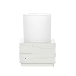 Zahnputzbecher Kunststoff, Glas