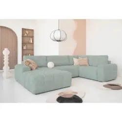 Wohnlandschaft in T&uuml;rkis