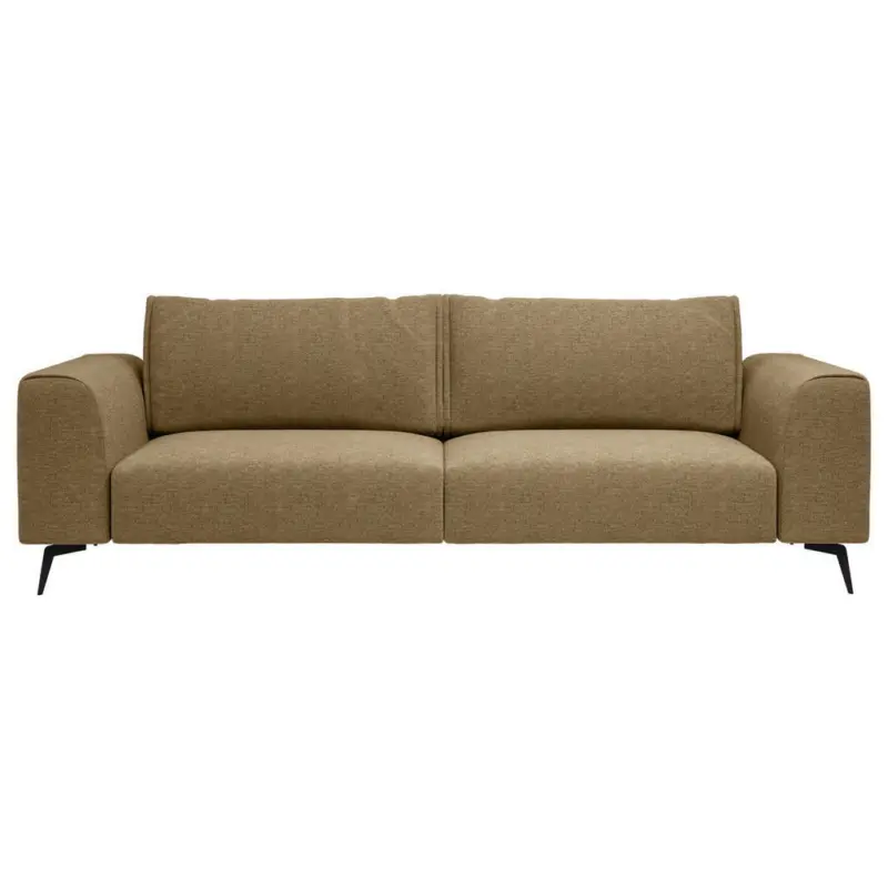 Viersitzer-Sofa in beflockt Goldfarben