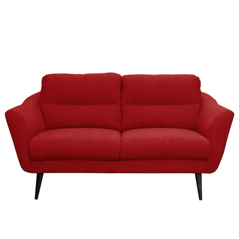 2-Sitzer-Sofa Tromso in Webstoff Rot Skandinavisch, Modern, Landhaus