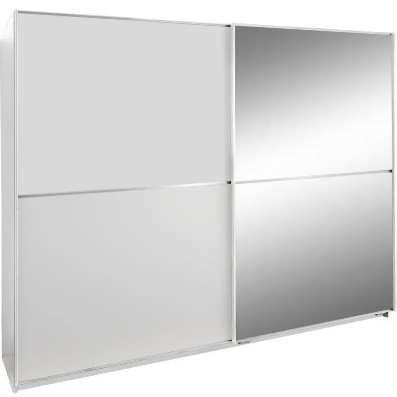 Schwebet&uuml;renschrank in Wei&szlig;