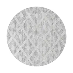 Webteppich 80 cm Pisa 4707 grau Grau