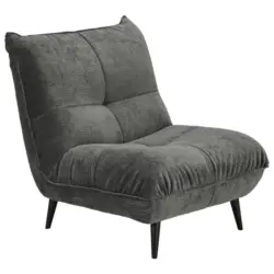 Sessel in Mikrofaser Anthrazit
