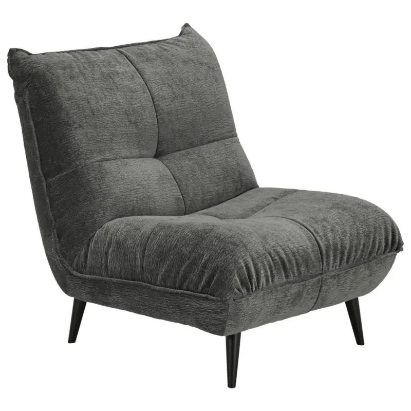 Sessel in Mikrofaser Anthrazit