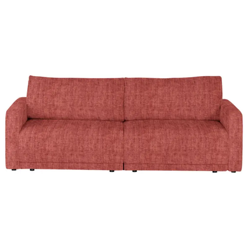 2,5-Sitzer in Velours Rot
