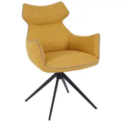 Armlehnstuhl Sitzfl&auml;che 360&deg; drehbar Mikrofaser