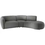 XXXLutz Lauterach - Ihr M&ouml;belhaus bei Bregenz Ecksofa in Mikrofaser Graubraun 276/182 cm