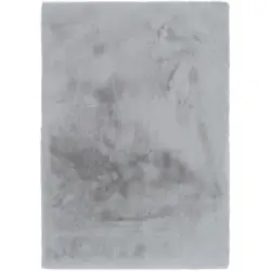 Hochflorteppich 140/200 cm Silky Haven Grau