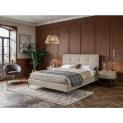 Boxspringbett 180/200 cm in Creme