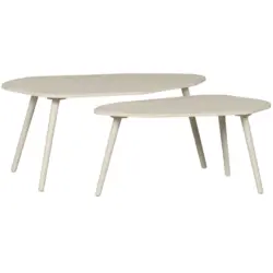 Beistelltischset in Holzwerkstoff