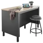 XXXLutz Lauterach - Ihr M&ouml;belhaus bei Bregenz K&uuml;cheninsel in Anthrazit, Sonoma Eiche