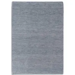 Handwebteppich 70/140 cm Poppy Hellblau