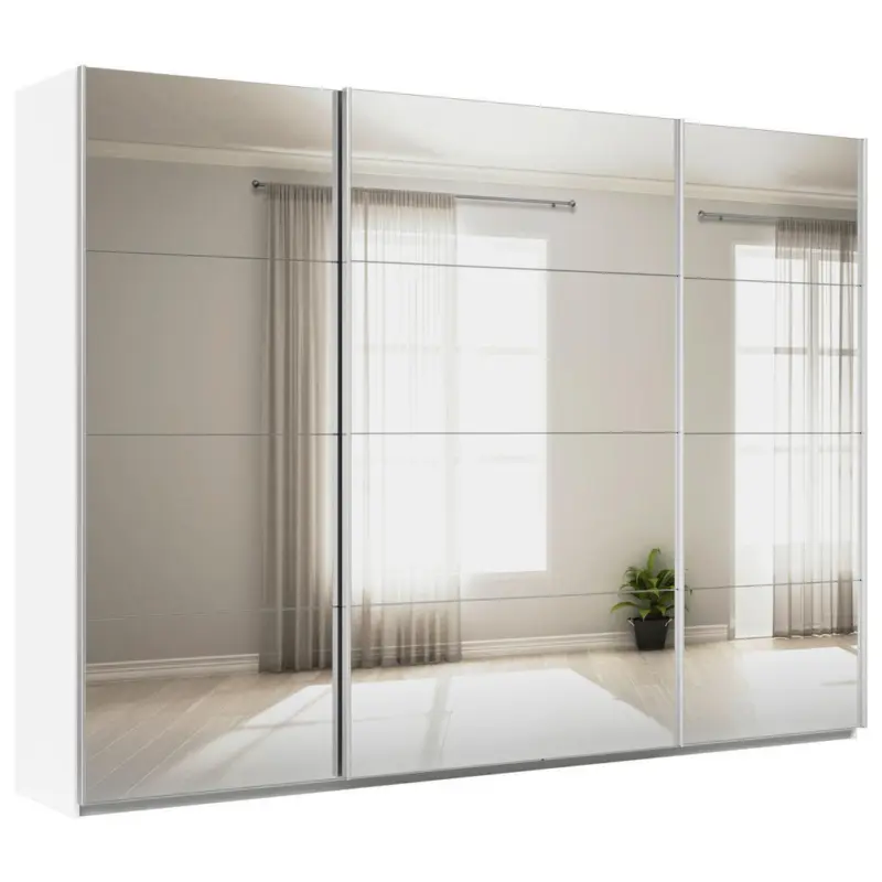 Schwebet&uuml;renschrank in Wei&szlig;