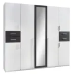 XXXLutz Lauterach - Ihr M&ouml;belhaus bei Bregenz Dreht&uuml;renschrank in Graphitfarben, Wei&szlig;