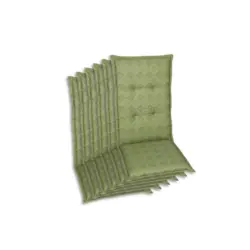 Sesselauflagenset in Gr&uuml;n Raute