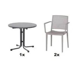 Gartengarnitur 3-teilig