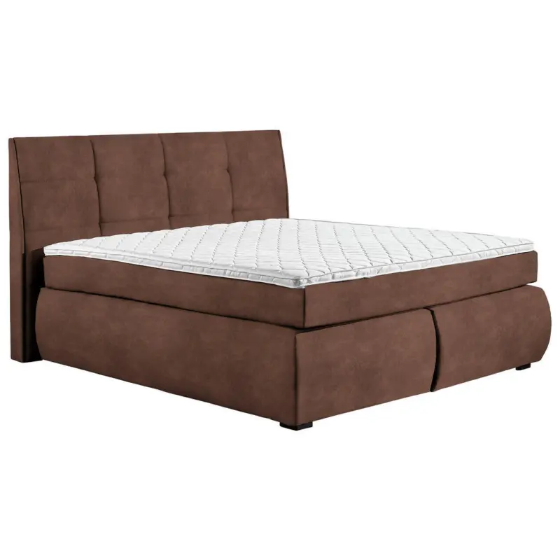 Boxspringbett 180/200 cm in Rotbraun