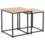 XXXLutz Lauterach - Ihr M&ouml;belhaus bei Bregenz Beistelltischset in Metall, Holzwerkstoff 37,5/40/37,5 cm
