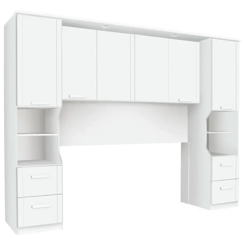 Bett&uuml;berbau in Wei&szlig;