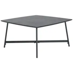 Couchtisch in Metall, Holzwerkstoff 80/80/42 cm