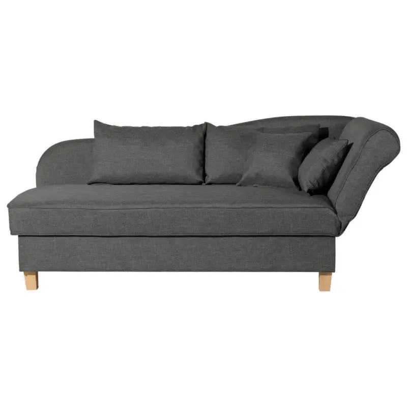 R&eacute;camiere Selma in Flachgewebe Anthrazit