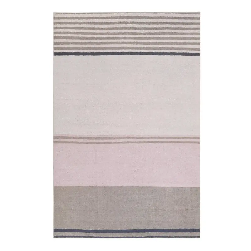 Flachwebeteppich 120/170 cm Camps Bay Braun, Rosa, Beige