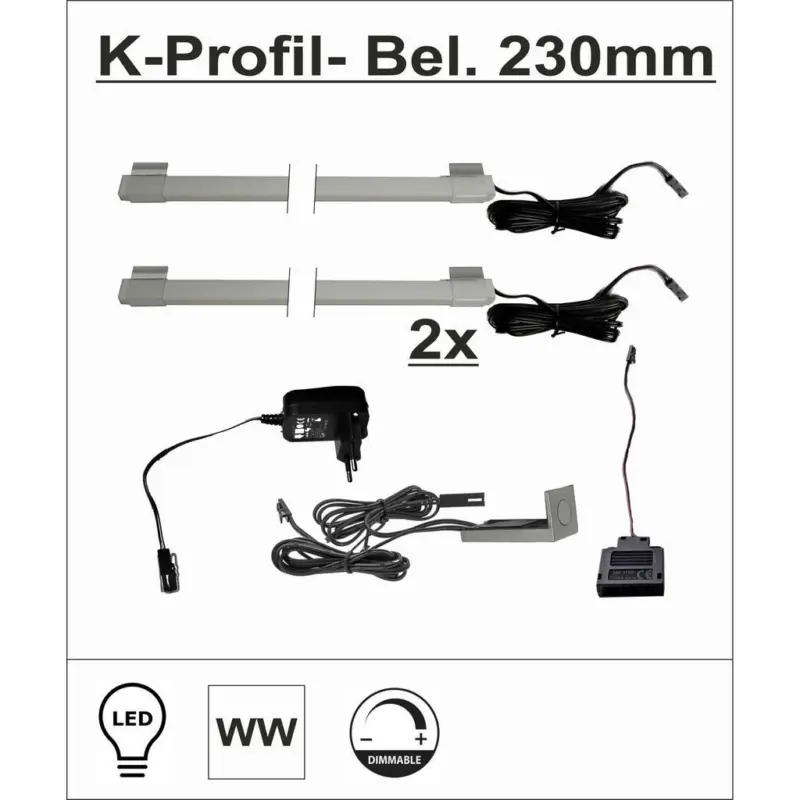 Glasbodenbeleuchtungs-Set LED-Leuchtmittel