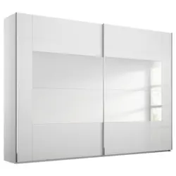 Schwebet&uuml;renschrank in Wei&szlig;