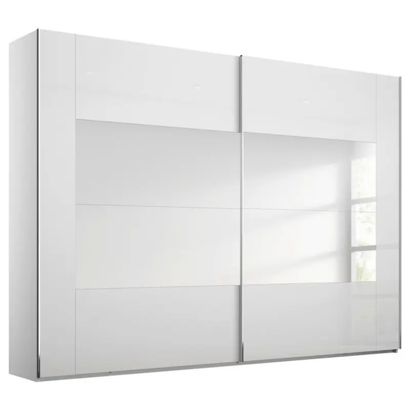 Schwebet&uuml;renschrank in Wei&szlig;