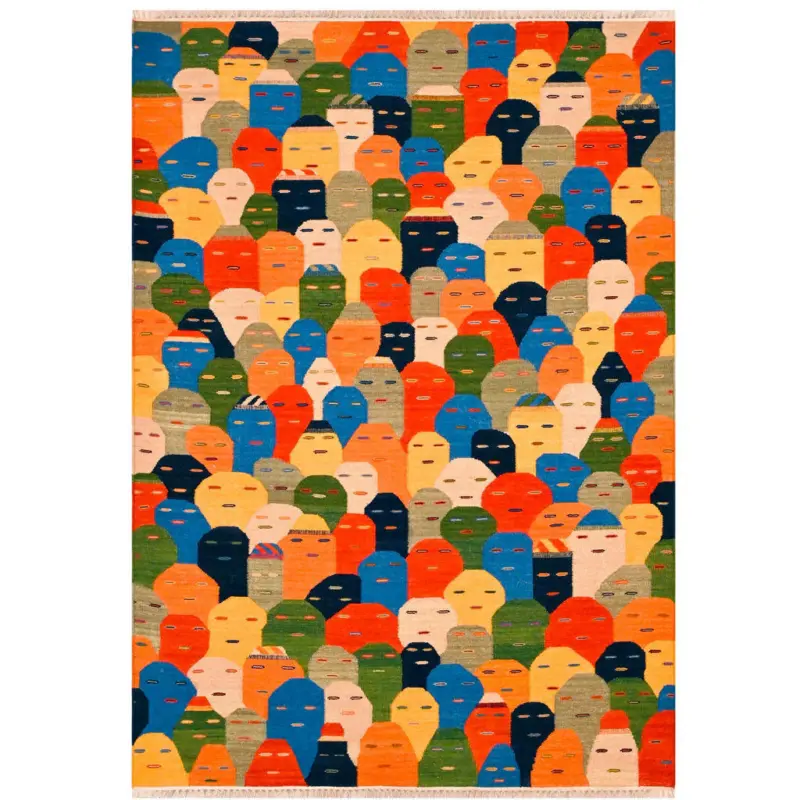 Orientteppich 200/300 cm Happy Faces Multicolor