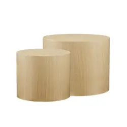 Couchtischset in Holzwerkstoff 48-38/48-38/38-32 cm