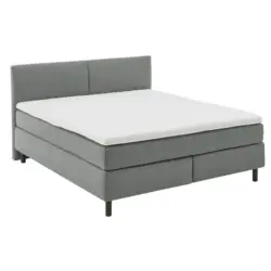 Boxspringbett 160/200 cm in Grau