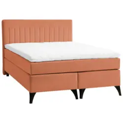 Boxspringbett 140/200 cm in Rostfarben