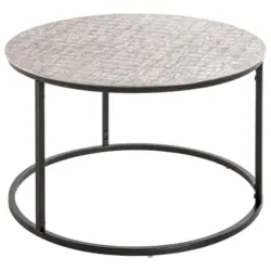 Beistelltisch in Metall 59/59/37 cm