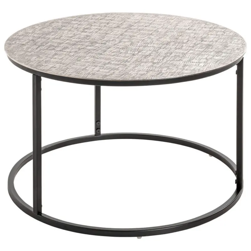 Beistelltisch in Metall 59/59/37 cm