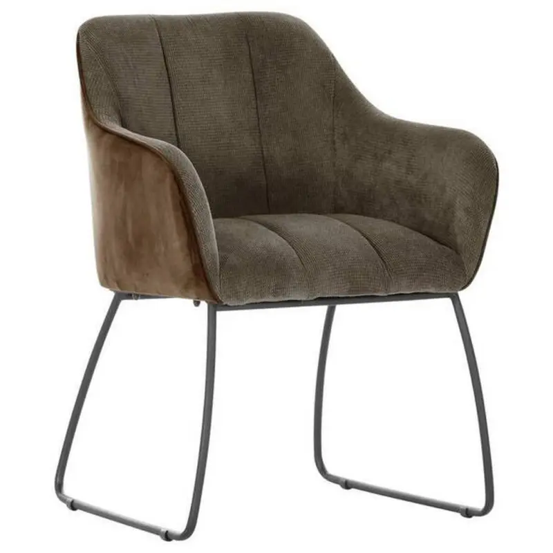 Armlehnstuhl Stoffauswahl Flachgewebe