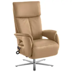 Relaxsessel in Leder Honig