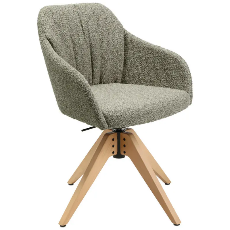 Armlehnstuhl Sitzfl&auml;che 360&deg; drehbar Flachgewebe