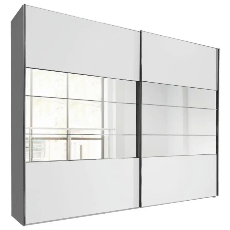 Schwebet&uuml;renschrank in Wei&szlig;