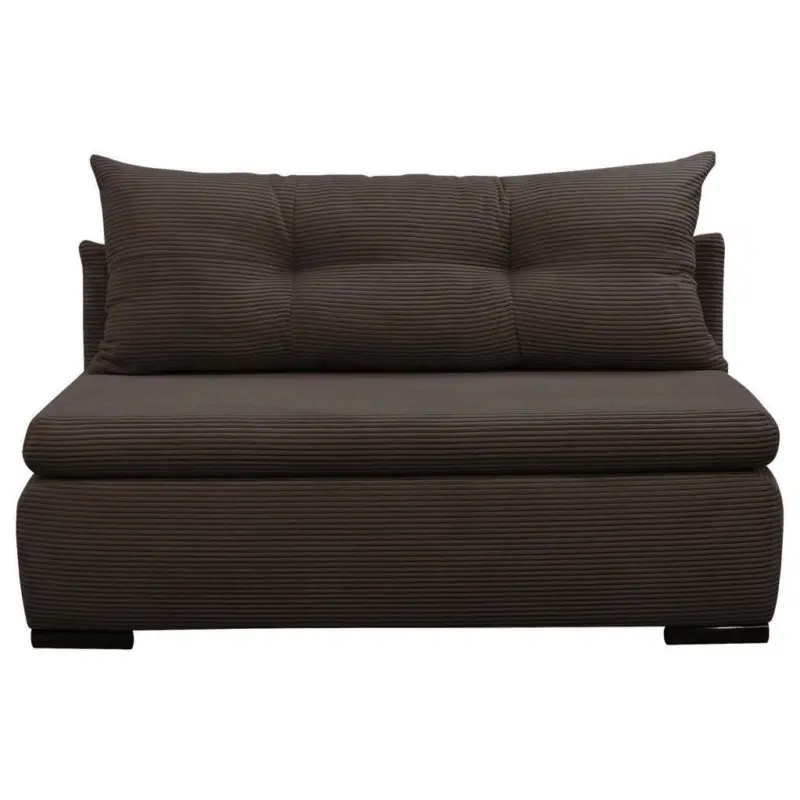 Schlafsofa in Cord Braun