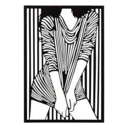 Wanddeko 40/60/1.3 cm