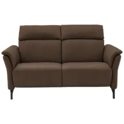 2-Sitzer-Sofa in Echtleder Braun
