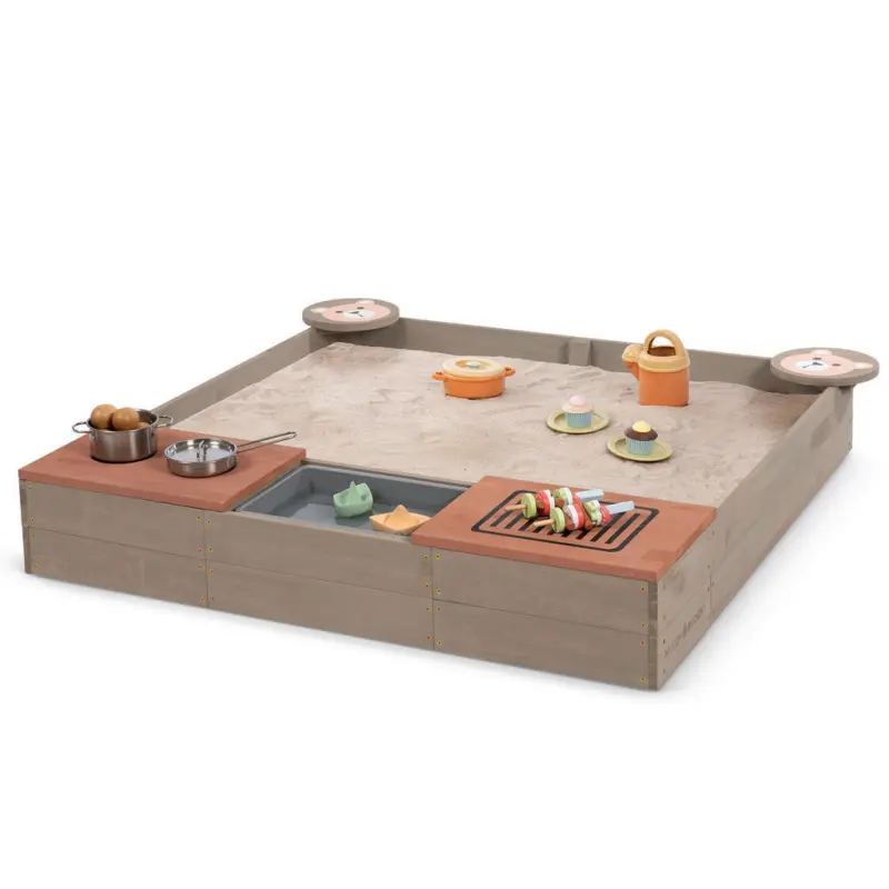 Sandkasten 120/120/20 cm