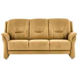 3-Sitzer-Sofa in Mikrofaser Gelb