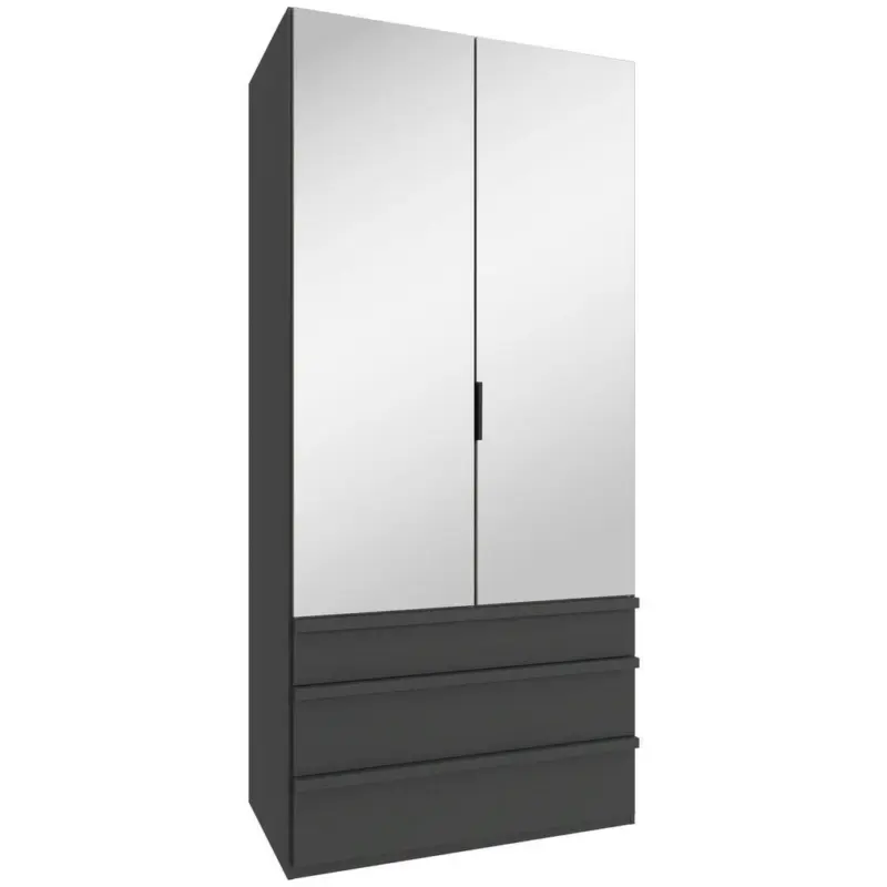 Faltt&uuml;renschrank in Graphitfarben, Sahara