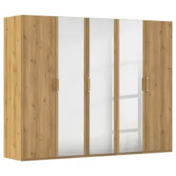 Dreht&uuml;renschrank in Eichefarben