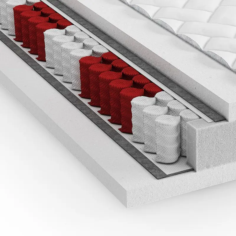 Taschenfederkernmatratze 90/200 cm H&ouml;he ca. 24 cm