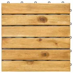 Terrassenfliese Akazie Uno 15 St&uuml;ck