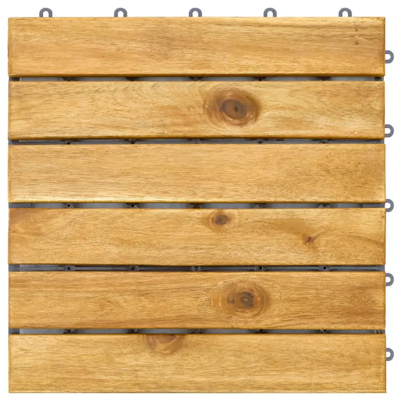 Terrassenfliese Akazie Uno 15 St&uuml;ck